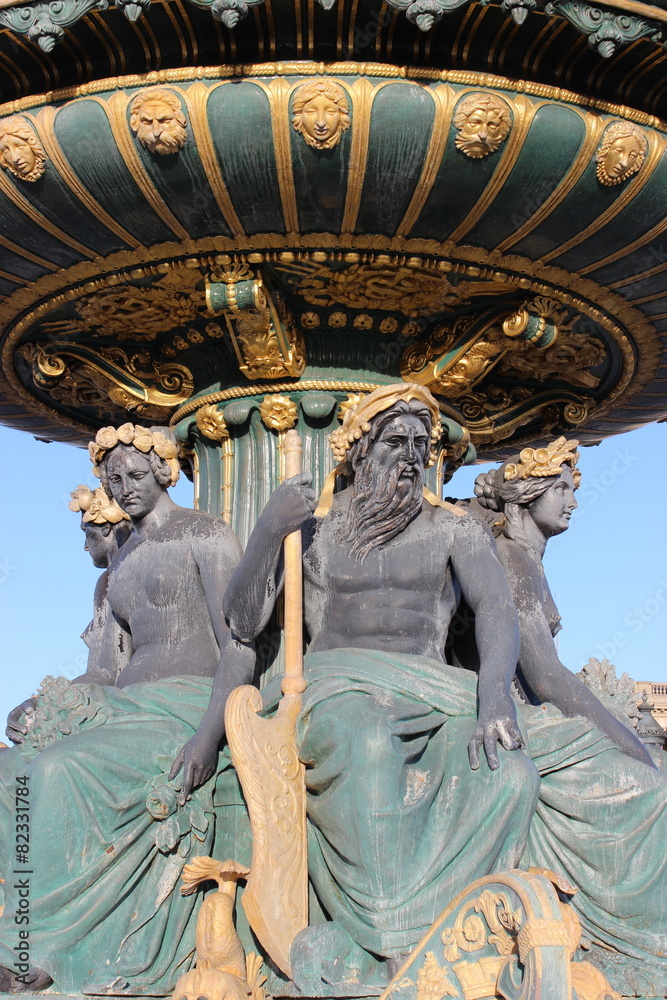 Obraz premium La Fontaine des Mers