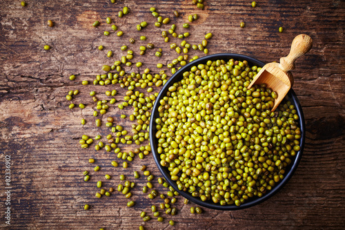 Green mung beans photo