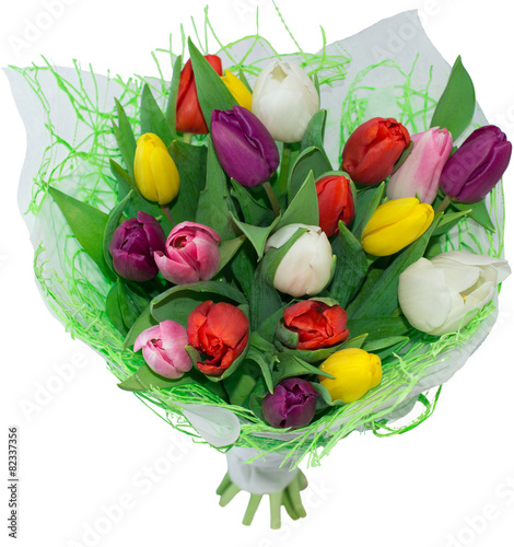 Fototapeta Naklejka Na Ścianę i Meble -  Bouquet of tulips