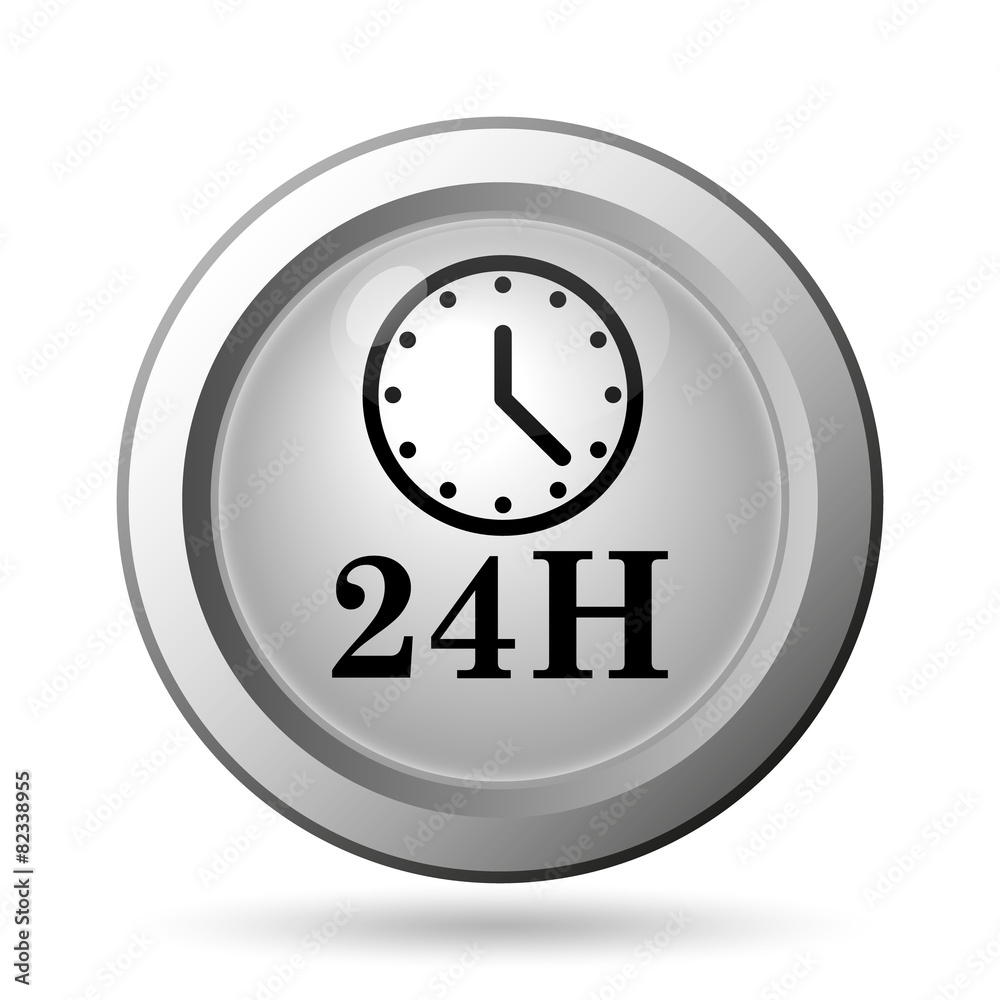 24H clock icon