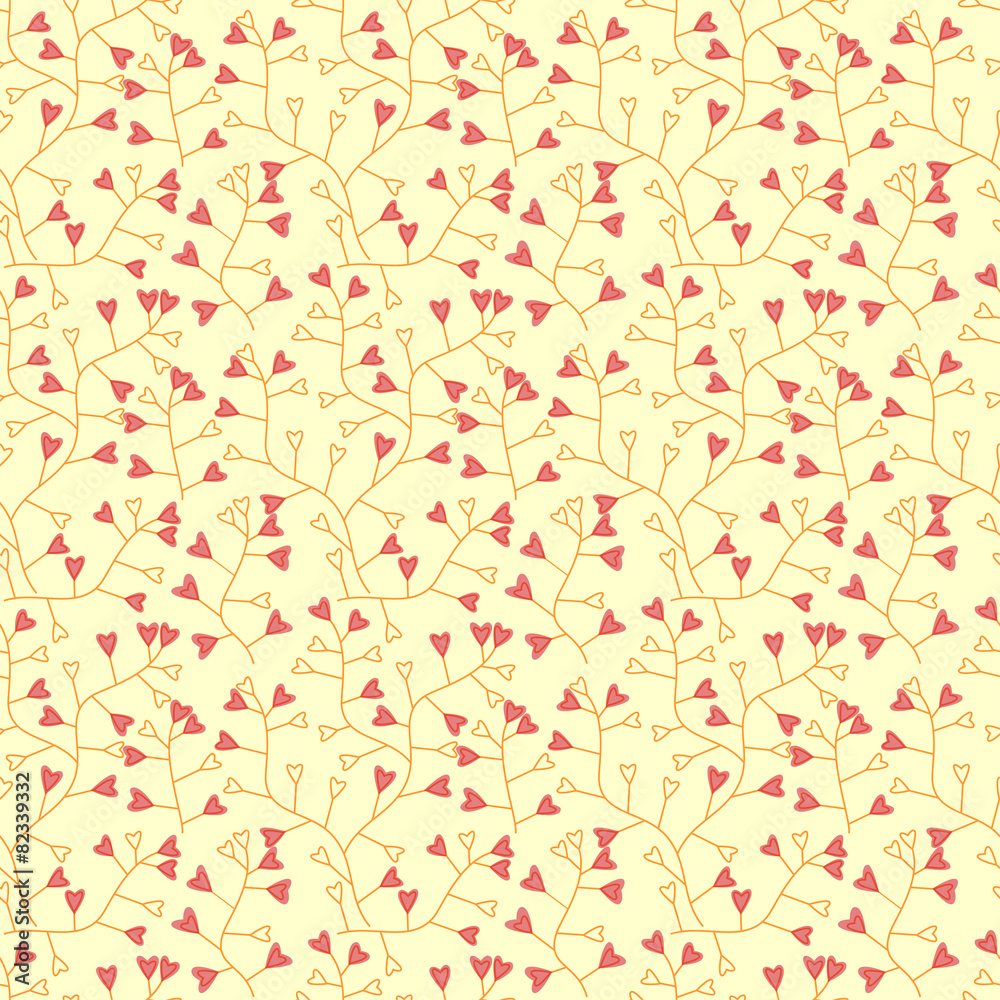 Seamless abstract floral pattern Seamless abstract floral pattern