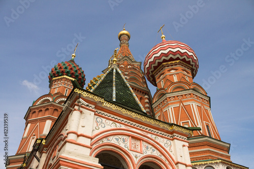 St Basils cathedral on Red Square in Moscow, Russia
