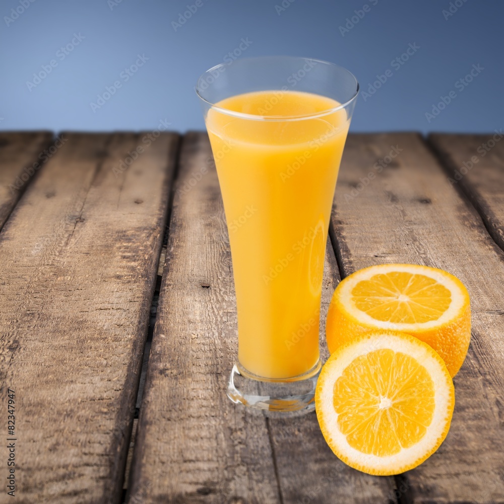 Food. Orange juice glass isolated on white background Food. Orange juice glass isolated on white background