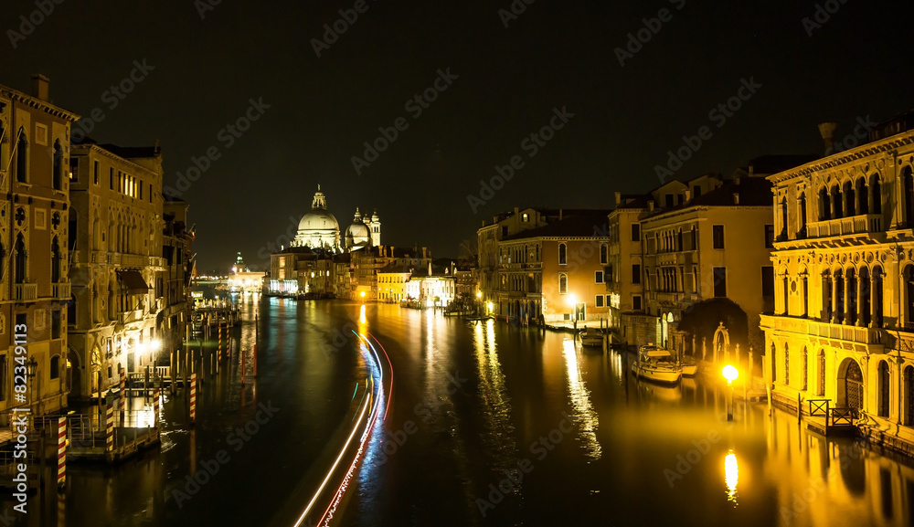 Grand Canal Venice at Night