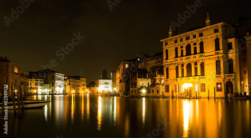 Grand Canal Venice at Night