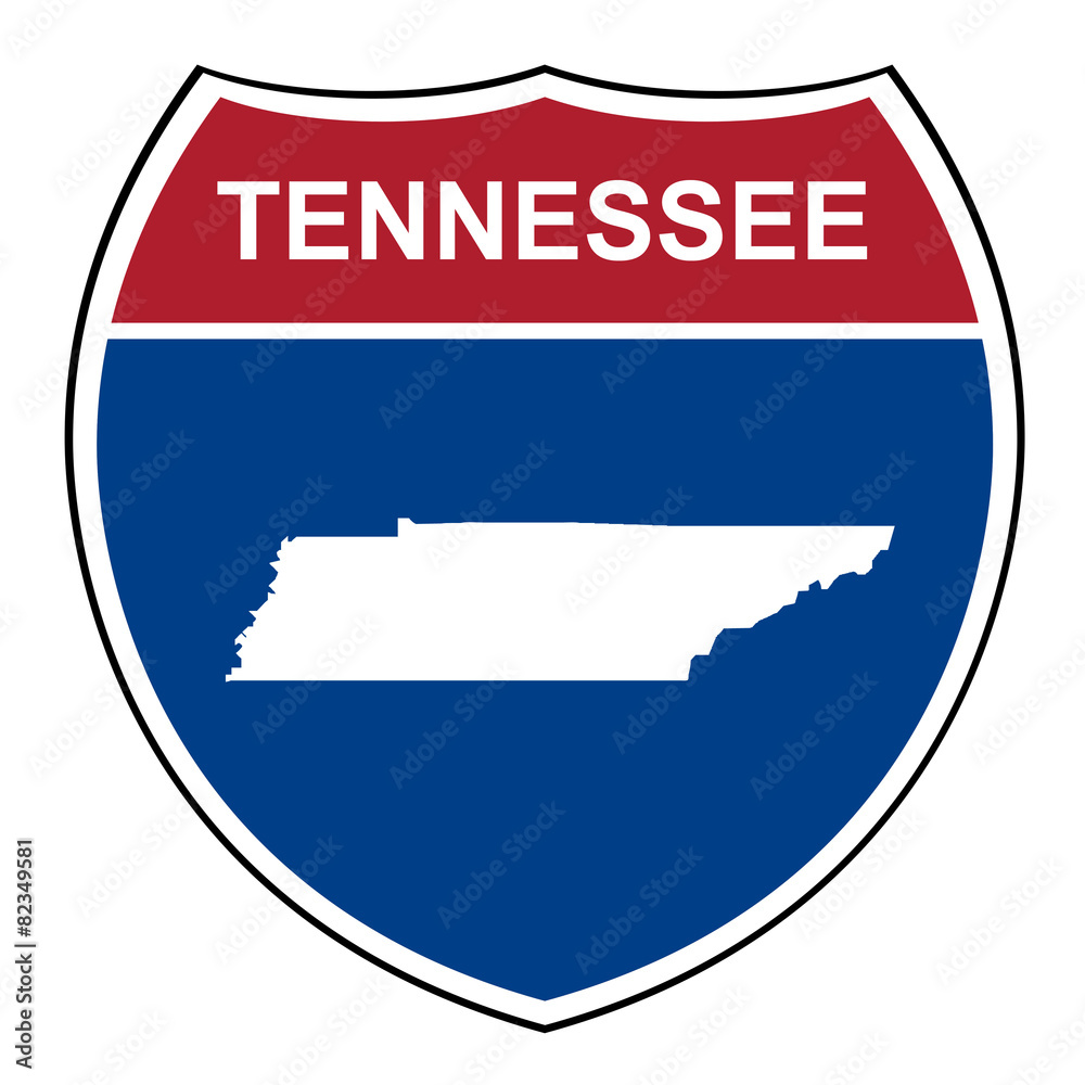 Tennessee interstate highway shield Tennessee interstate highway shield