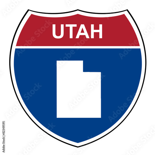 Free Download Utah interstate highway shield - GFXLoad
