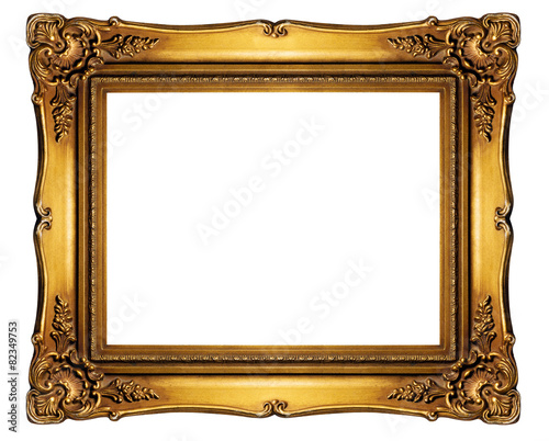 High resolution baroque style frame - Clipping Path