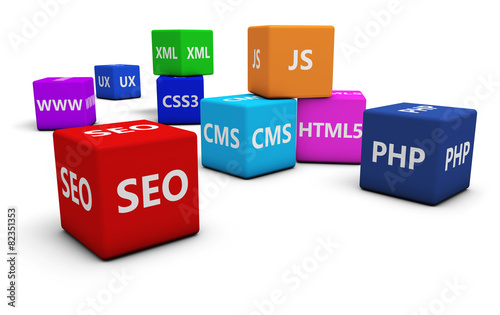 Seo And Web Design Concept