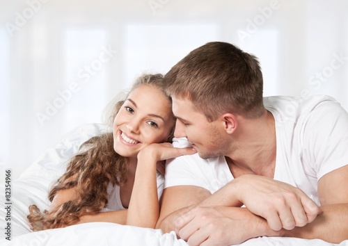 Couple. Couple In Bed