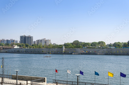 Sabarmati Riverfront View from Sabarmati Ashram in Ahmedabad