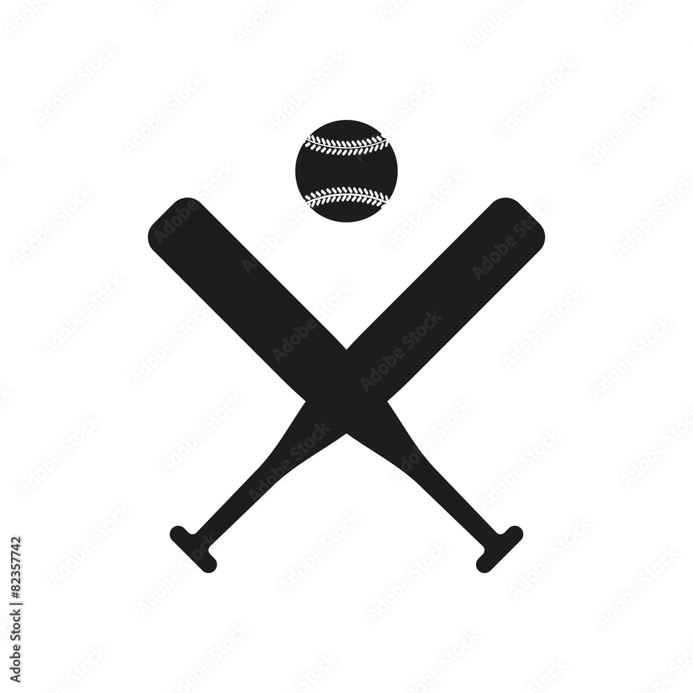 Fototapeta premium The baseball icon. Sport symbol. Flat
