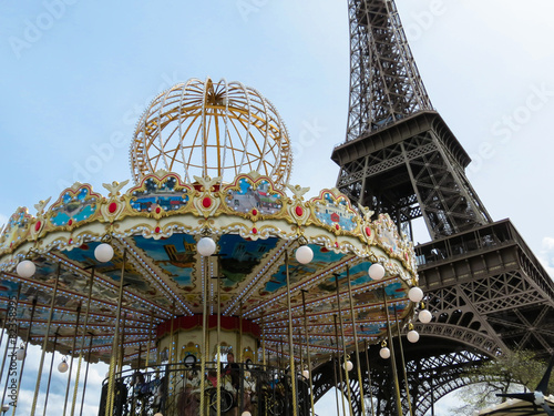 Carousel and Eiffel Tower © Arndale