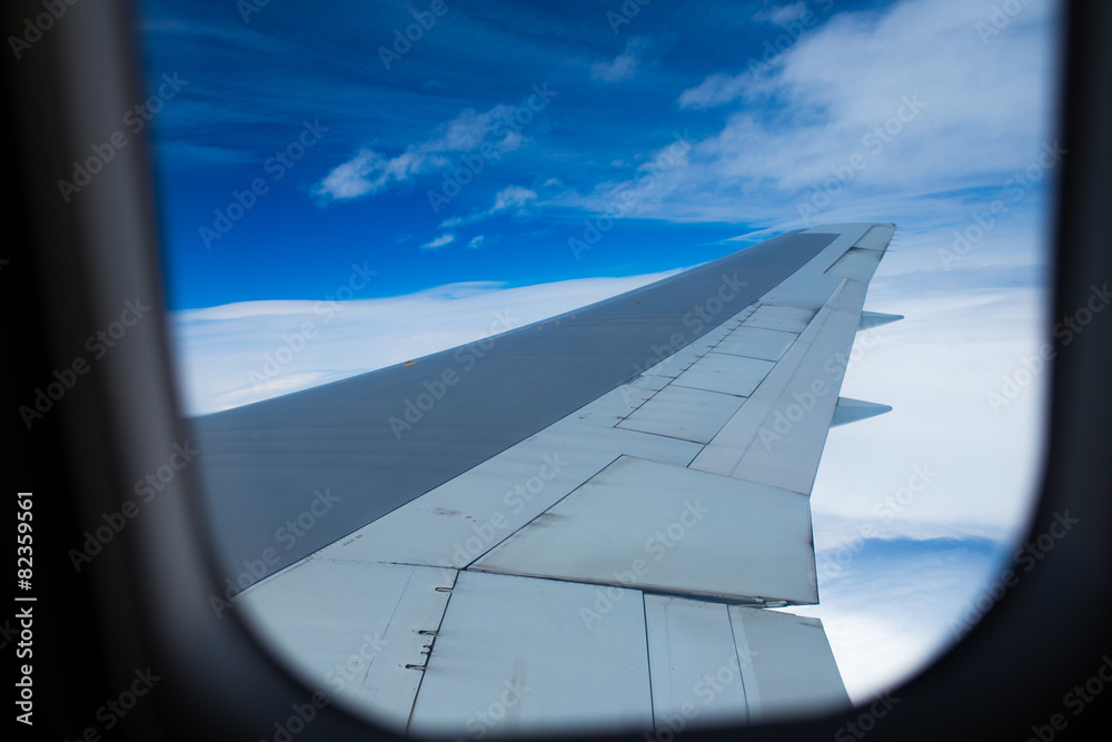 Wing aircraft in altitude during flight Wing aircraft in altitude during flight