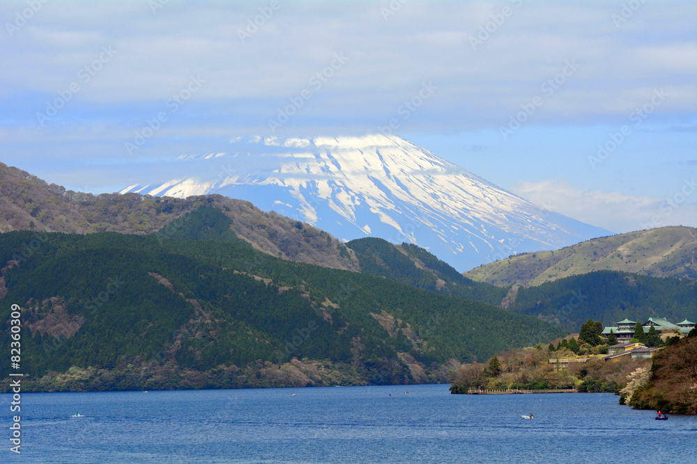 Mt. Fuji and Lake Ashi, Japan