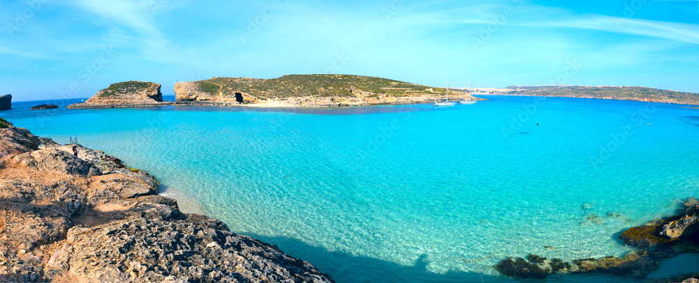blue lagoon Comino island Malta Gozo