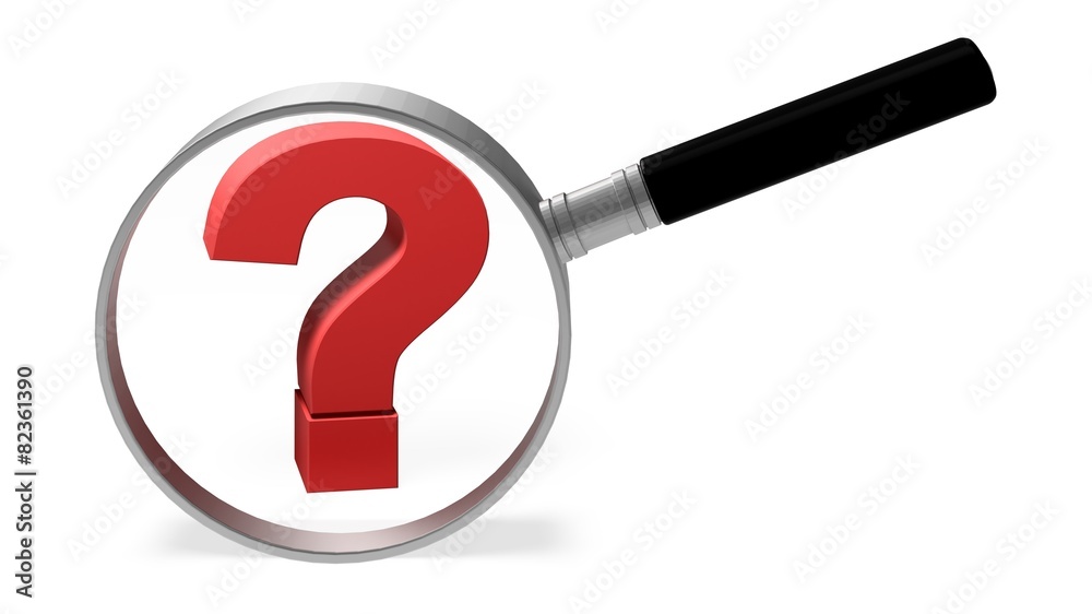 Question Mark. 3D. Searching Question Mark. 3D. Searching
