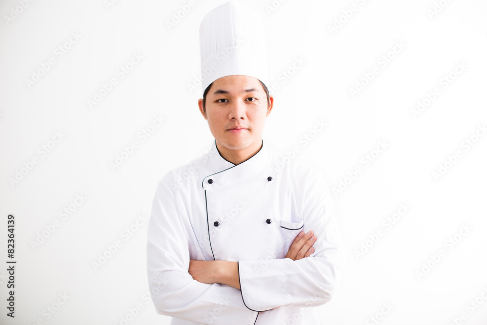 Happy chef with thumbs up