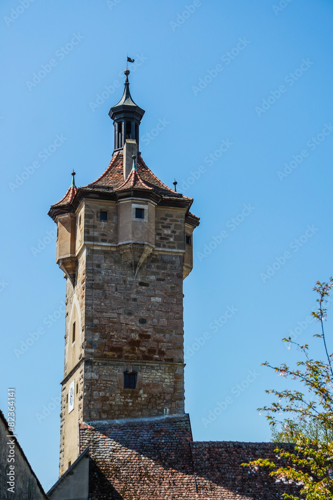 Turm 4  im mittelalterlichen Rothenburg 04