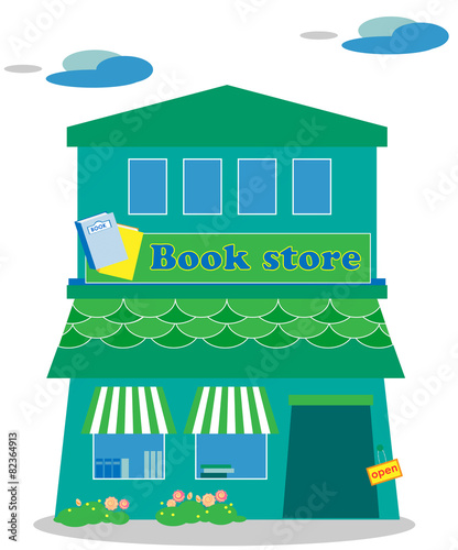 本屋、書店、ブックストア、町の小さな本屋、書房、ブックショップ