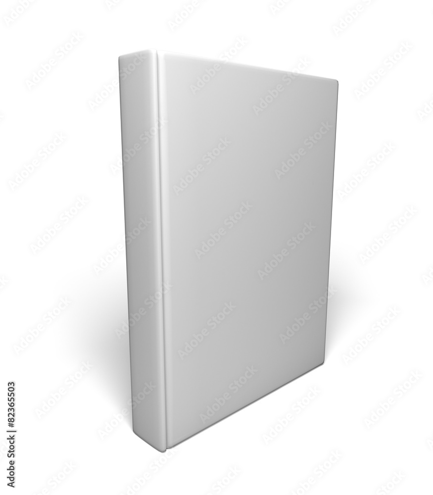 Book. 3D. Blank White Book Book. 3D. Blank White Book