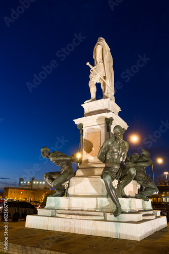 The "Monument of the Four Moors" in Leghorn