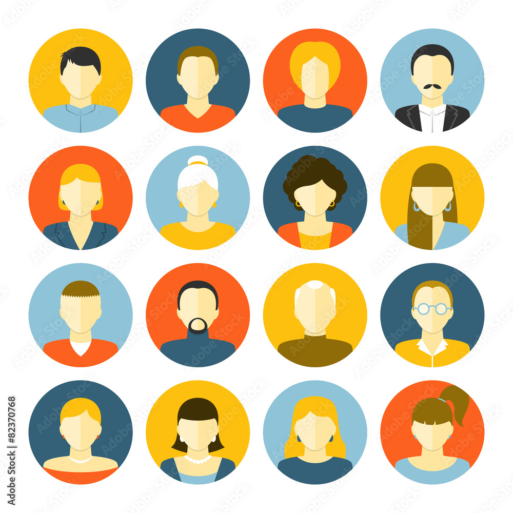 Avatars Icons Set Avatars Icons Set
