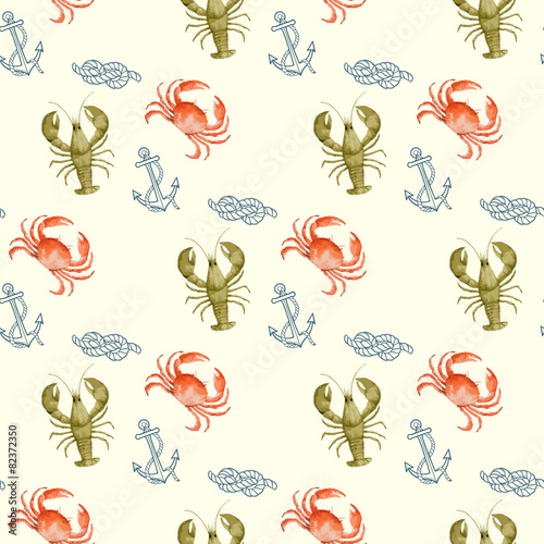 Watercolor seamless pattern