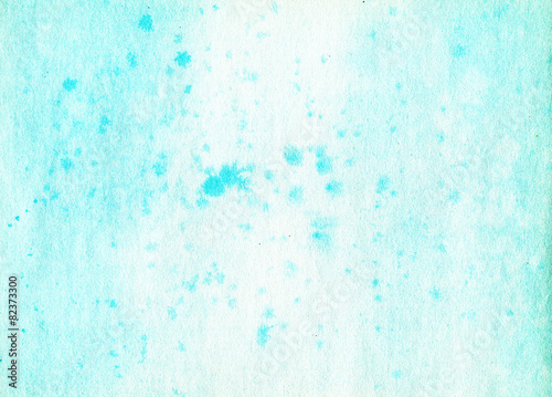 Blue abstract watercolor background.