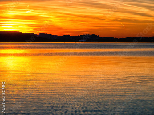 sunset at lake chiemsee (16)