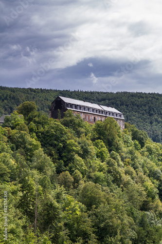 Blick auf die Schwarzburg Thüringen photo