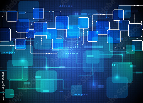 Vector illustration abstract technology background design