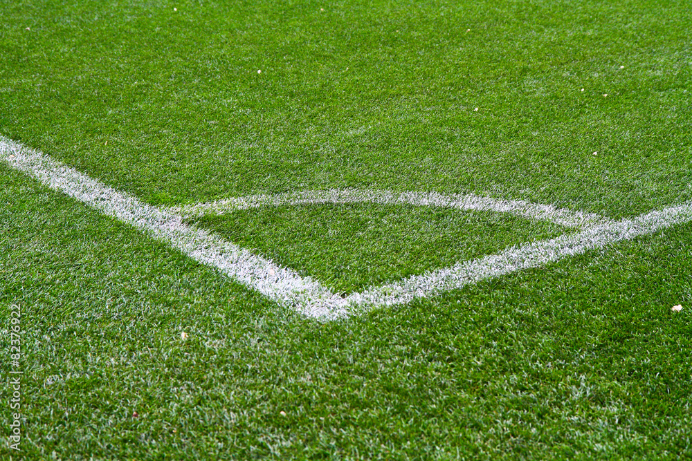 Corner of the soccer field