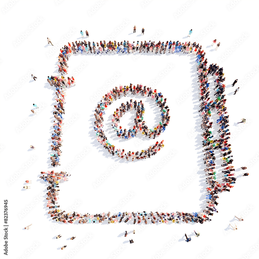 people in the form of a folder.