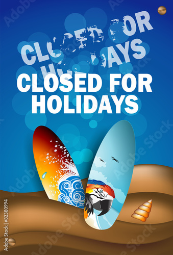 closed for holidays