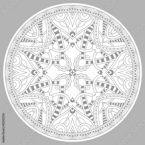 coloring book page for adults - zendala