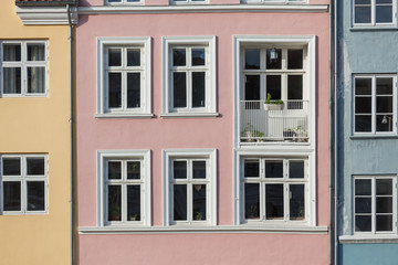 Fototapete Skandinavien Typical colorful houses in Copenhagen old town  © william87
