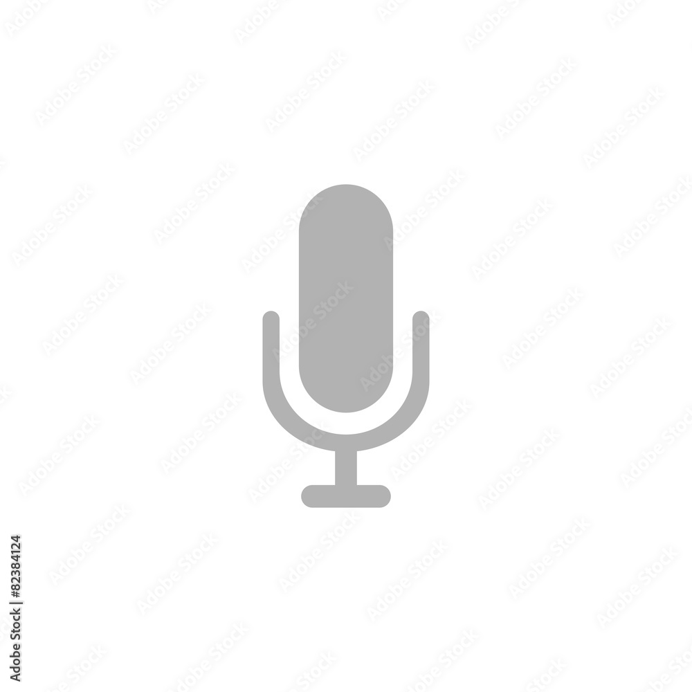 Simple icon microphone. Simple icon microphone.