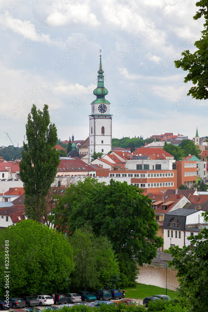 Beautiful view to city, Czech republic