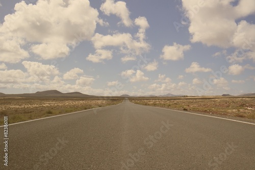 highway in desert