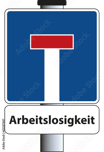 Sackgasse - Arbeitslosigkeit