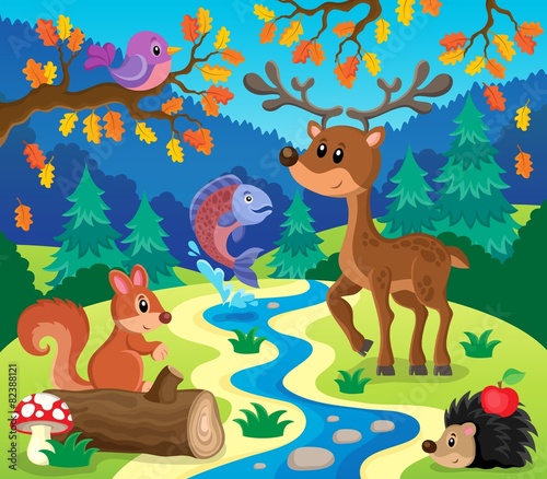 Forest animals topic image 1