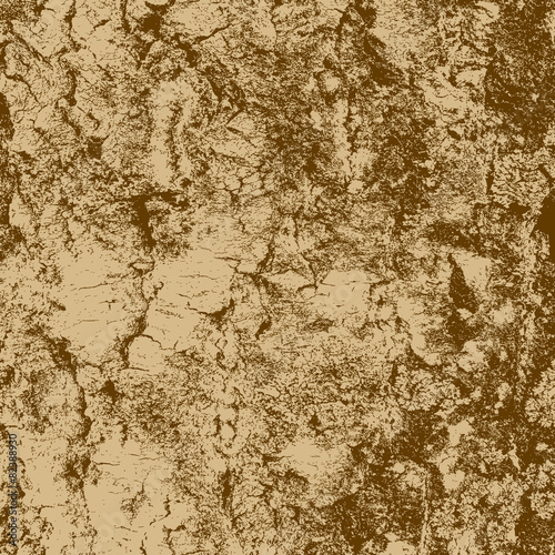bark of birch in the cracks texture. Vector illustration.