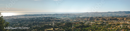 Panoramic view of Fuengirola town. Spain