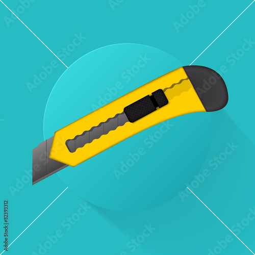 Utility knife icon