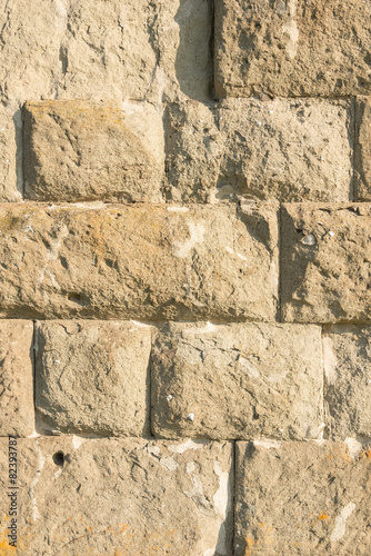 Ancient Roman wall, background texture, Rome Italy photo