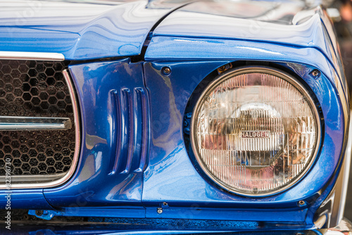 Vintage Car Head Light Close Up © radub85