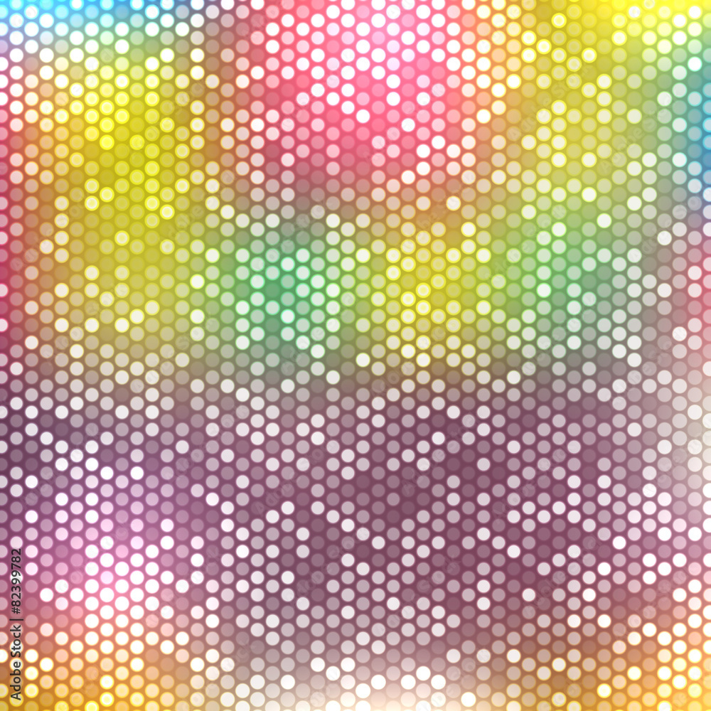 Blurred background with dots