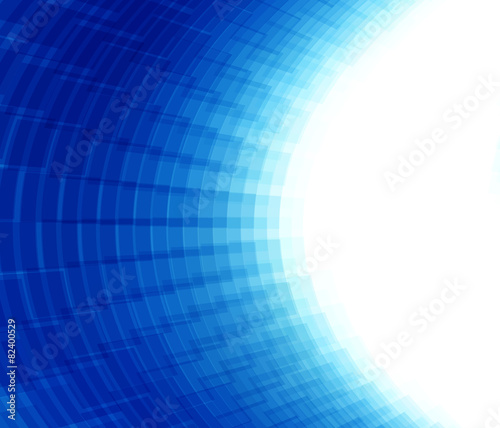 Abstract blue perspective background