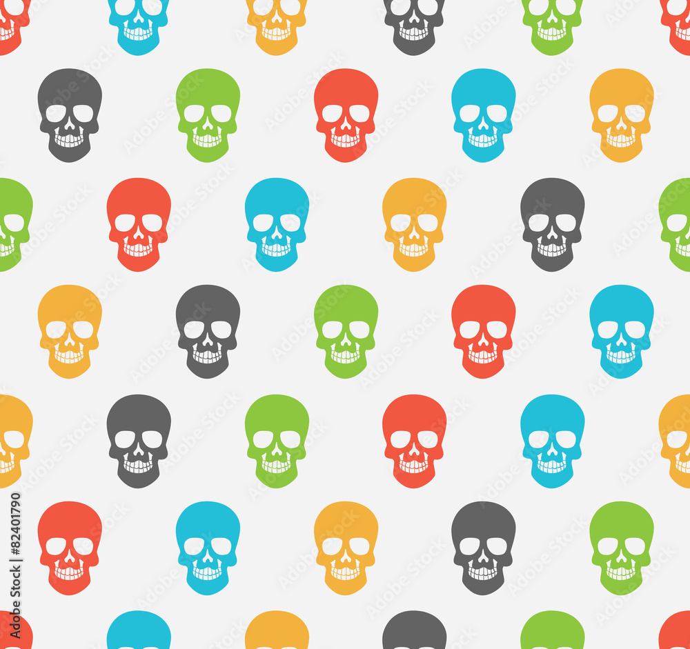 colorful skull pattern colorful skull pattern